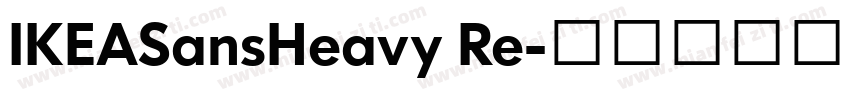 IKEASansHeavy Re字体转换